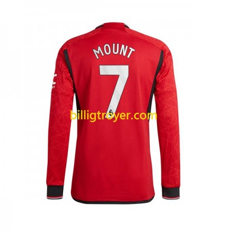 Billige Fotballdrakter Manchester United Mount 7 Hjemmedraktsett 2023/24 Langermet